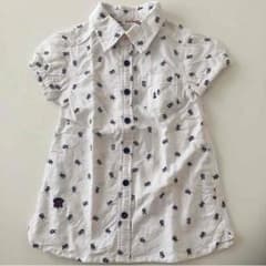 ロデオクラウンズKIDS☆ピース柄シャツワンピのサムネイル