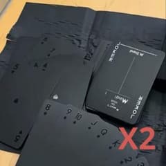 MStond トランプ ブラックカード 2個セット 新品未開封のサムネイル