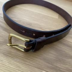 JABEZ CLIFF ジャベツ クリフ 幅2.8cm レザーベルト ブラウン