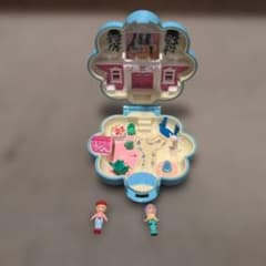 エンジェルポケット　憧れの洋館　花型コンパクト ハウス ミニチュア Angel Pocket エンジェル ポケット 憧れの洋館 花型ブルー - メルカリ