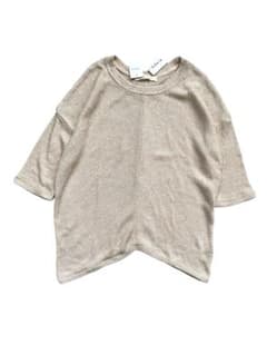 新品AS KNOW ASアズノウアズ☆ゆたっと畦編みさらっとニット