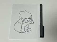 手描きイラスト オリジナル 猫のサムネイル