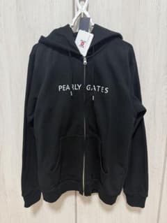 PEARLY GATES ジップアップパーカー ブラック - メルカリ