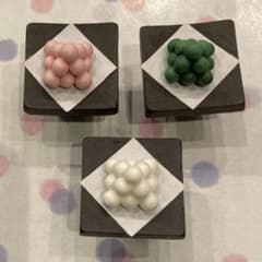 ミニチュア 和菓子 団子 3種セットのサムネイル