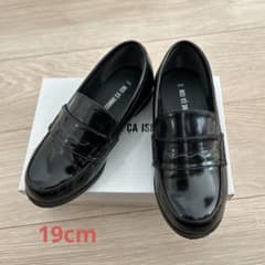 COMME CA ISM ブラック フォーマルシューズ 19.0cm 箱付きのサムネイル