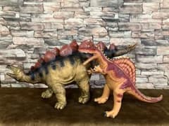 恐竜フィギュア（大）スピノサウルス　ステゴザウルスのサムネイル