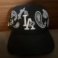 CEASE & DESIST LAバンダナキャップラッパー着用ニューエラのサムネイル