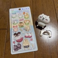C*E様 ちいかわ ボンボンドロップシール&フィギュア セットのサムネイル