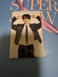 SUPER JUNIOR スジュ スパショ アプグレ プレミアムシート トレカのサムネイル