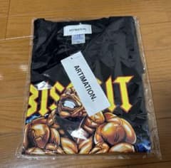 刃牙博 BISCUIT OLIVA Tシャツ 黒 ビスケットオリバ - メルカリ