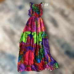 Desigual 花柄 ノースリーブ ロングワンピースのサムネイル