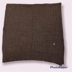 【お値下げ可能です】ラルフローレン ケーブルニット ひざ掛け ブランケットのサムネイル