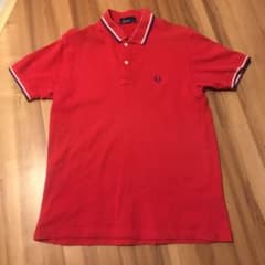 Fred Perry ポロシャツ　赤のサムネイル
