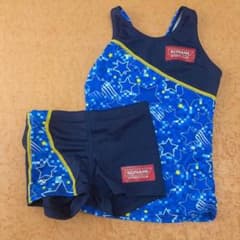 コナミスポーツクラブ KONAMI 運動塾 スイミング セパレート水着 130