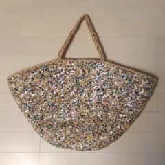 ZARA　ビーズかごバックのサムネイル