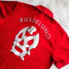RUSSELUNO ゴルフ ポロシャツ レッドメンズ L - メルカリ