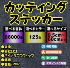 169⭐最安値⭐オーダーメイドでカッティングステッカー作成⭐毎日発送 