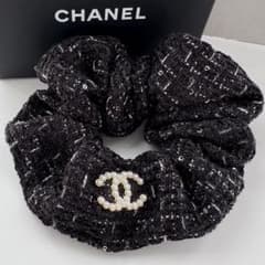 新品】CHANEL ノベルティ ヘアアクセサリー ヘアゴム シュシュ