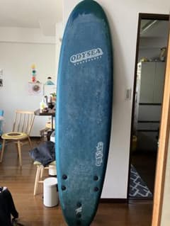 青緑色Catch surf log 7ft Odysea