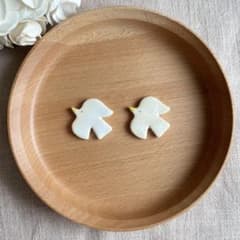 《箸置き》鳥さん(ゆき×小さな星)2個セット✧︎北欧✧︎バーズワーズのサムネイル