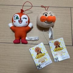 それいけ！アンパンマン　まんまるフェイスマスコットとドキンちゃんセット