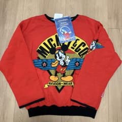 80s 〜 90s ディズニー　トレーナー　リバーシブル　デッドストックのサムネイル