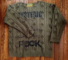 HYSTERIC GLAMOUR ダメージ加工 ケーブルニット HYSTERIC GLAMOUR ダメージ加工 ケーブルニット - メルカリ