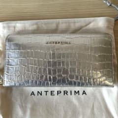 ANTEPRIMA シャンパンゴールド クロコ調 長財布 - メルカリ