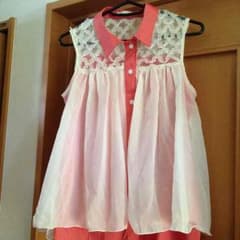 MOmoka様専用ふわふわノースリーブのサムネイル