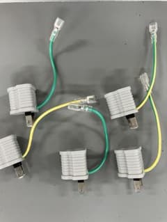 新品未使用　アース付き 3ピン変換アダプター 5個セットのサムネイル