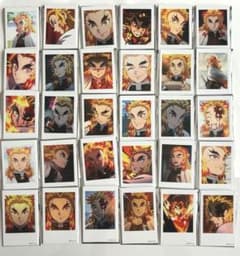 鬼滅の刃　チェキ風ブロマイド　ノーマルコンプセット　煉獄杏寿郎 鬼滅の刃 煉獄杏寿郎 チェキ風ブロマイド 通常絵柄 全30種