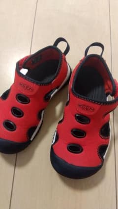 値下げ☆KEENサンダル 17CMのサムネイル