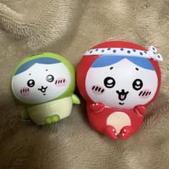 ちいかわ ハチワレ たこスーツ ソフビフィギュア、カメ 2点セットのサムネイル