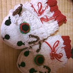 明日処分ひつじ 手袋 ミトンのサムネイル