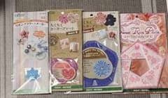 クロバー 手芸用品4点セット ヨーヨープレート リボンフラワー おまけ付②のサムネイル