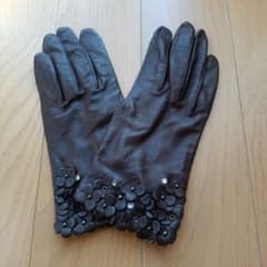 ANTEPRIM/アンテプリマ 婦人用羊革手袋 ダークブラウン 【新品