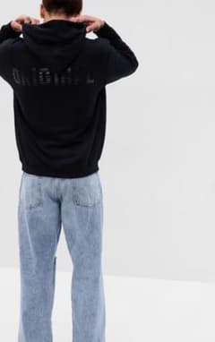 GAP ウォッシュウェルバギーデニム 31/32 ダメージ加工のサムネイル