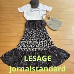 LESAGE JORNALSTANDARD 3種の柄切り替え　ティアードスカートのサムネイル