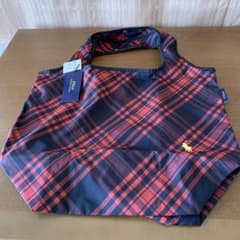 POLO RALPH LAUREN エコバッグ 赤黒チェックのサムネイル