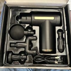 マッサージガン ブラック 付属品4種のサムネイル
