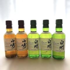 白州・山崎ウイスキーセット 180ml 5本 - メルカリ