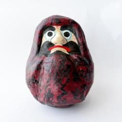 廃絶 下総玩具 達磨 16cm 張り子 ダルマ 松本節太郎 下総 根戸工房