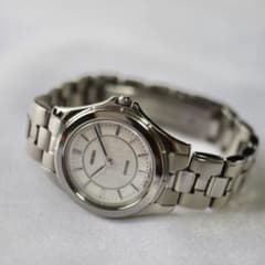 SEIKO エクセリーヌ ラウンド シルバー レディース腕時計 1442 - メルカリ