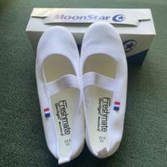 【新品】 上履き 白 学校 23.0㎝　ムーンスターのサムネイル