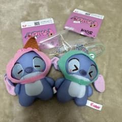 ディズニー スティッチ P-PATCH! おおきなかぶりものマスコット2つセット