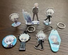 呪術廻戦 五条悟 グッズセット アクリルスタンド 缶バッジ アクリル