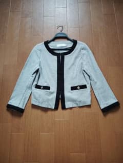 Couture brooch ノーカラージャケット 38のサムネイル