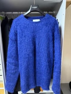 JIL SANDER 青 モヘアニットセーター 46 23aw - メルカリ