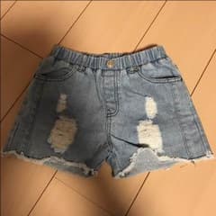 キッズ デニムショートパンツのサムネイル