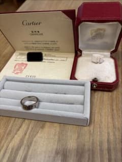 Cartier カルティエ ラブリング K18WG 53（日本サイズ約13号）
